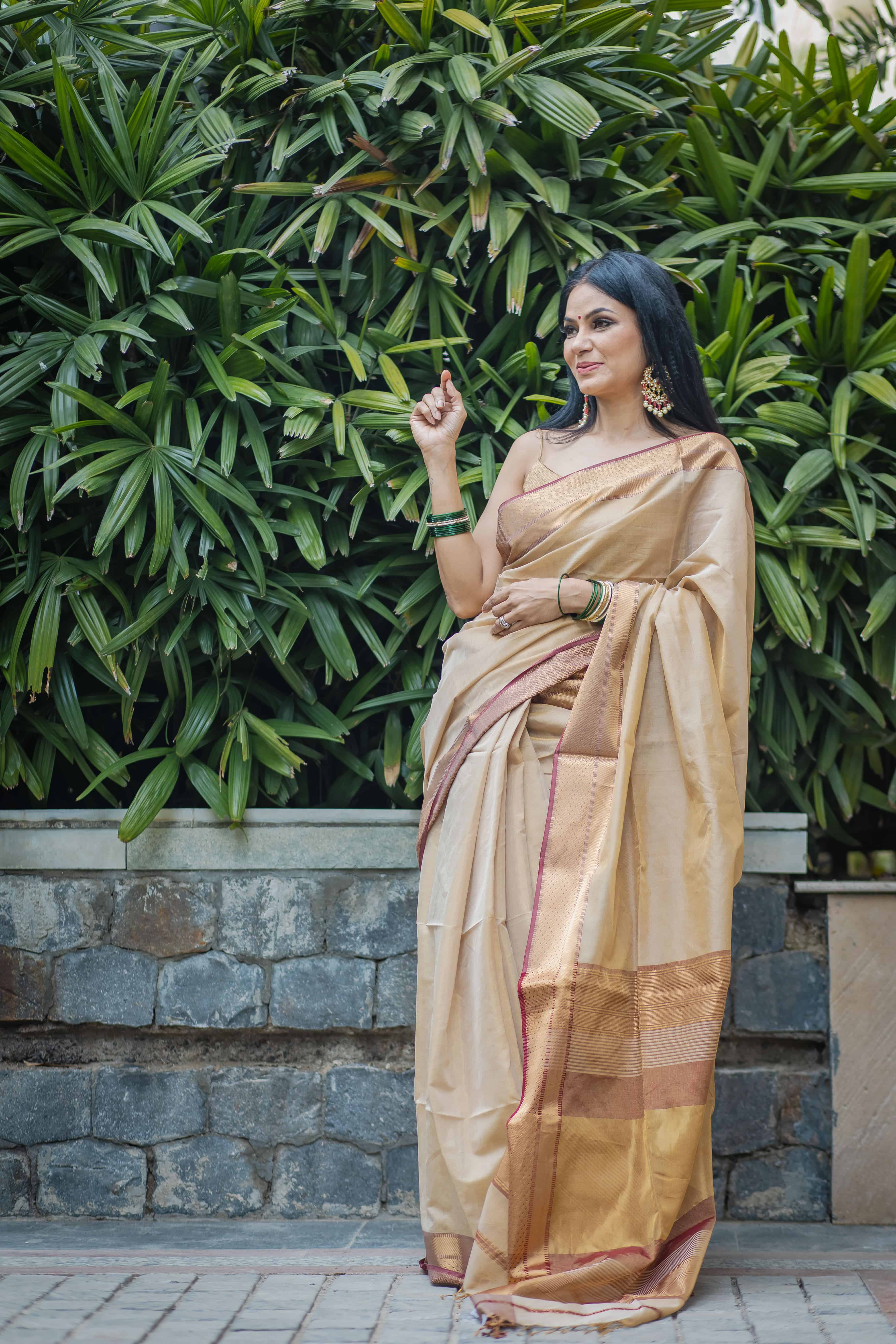 Gold Tissue Silk Saree