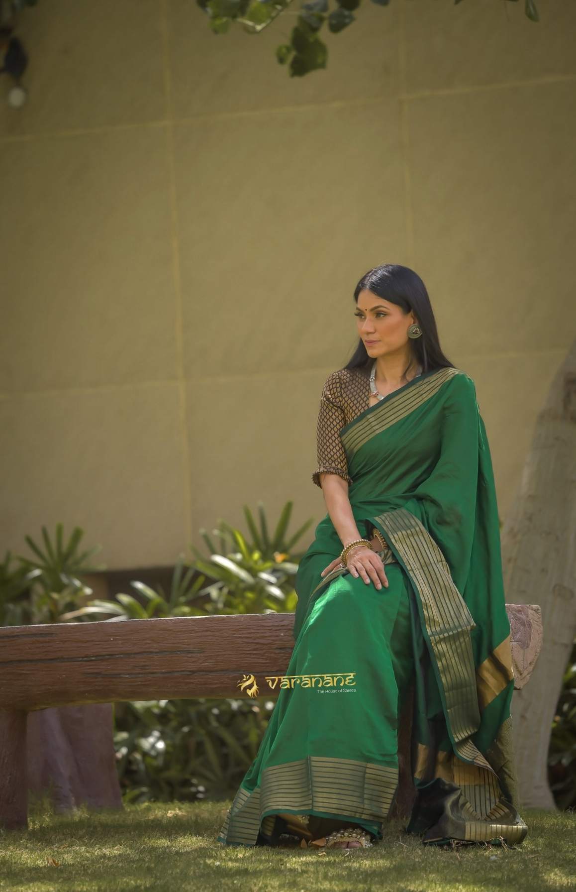 Green Supreme Simplicity Saree