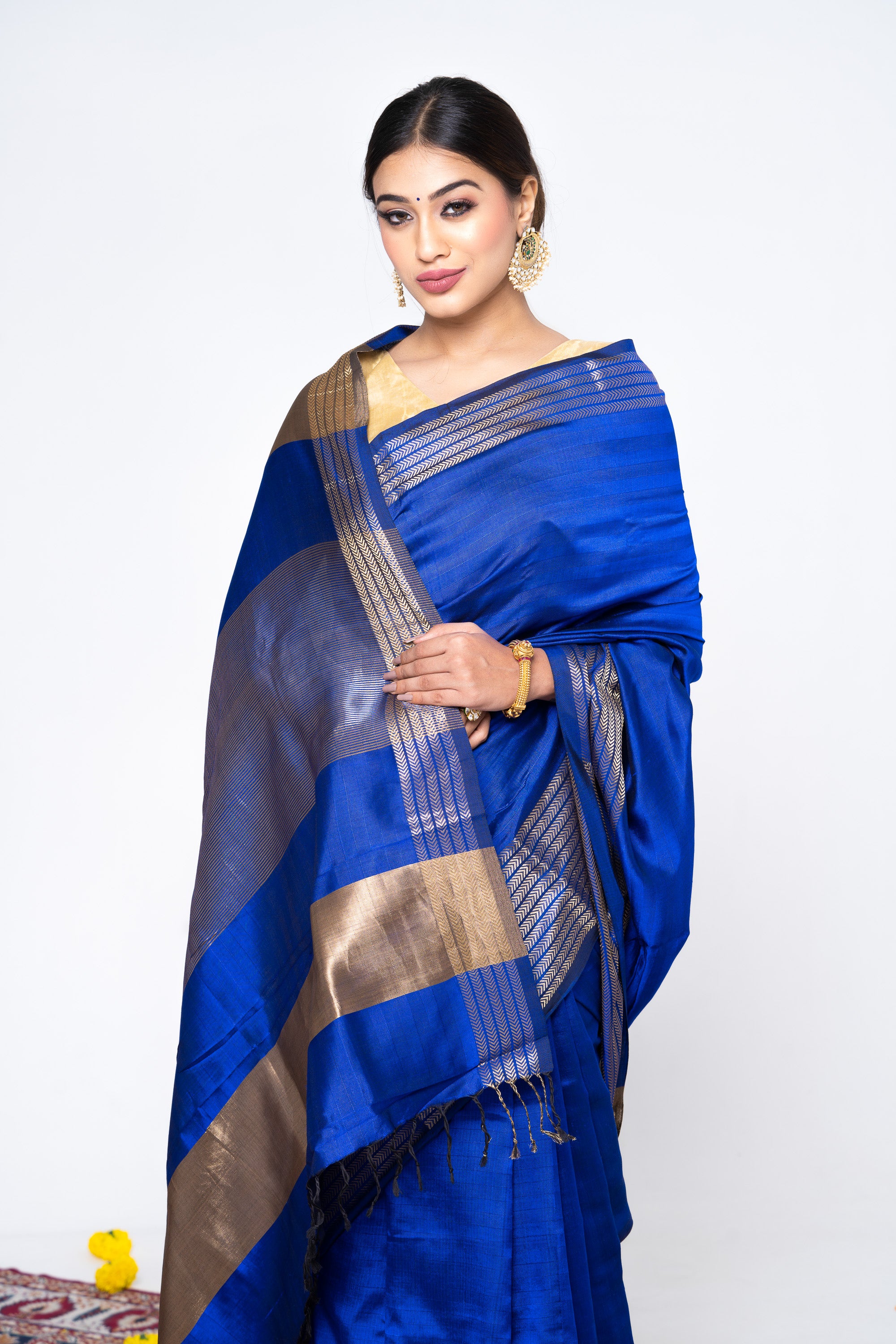 Royal Blue Supreme Simplicity Saree